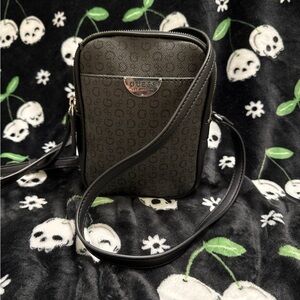 Guess Black and Gray Crossbody Bag